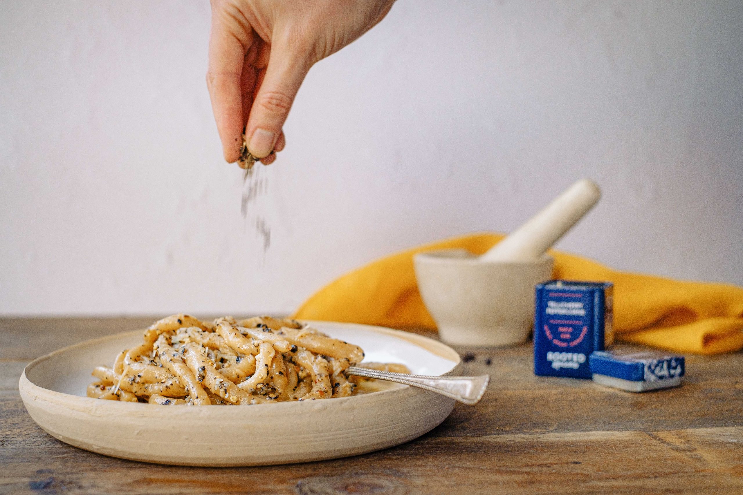 Pici Cacio e Pepe - Rooted Spices: Single origin spices, unique blends and beautiful gift sets